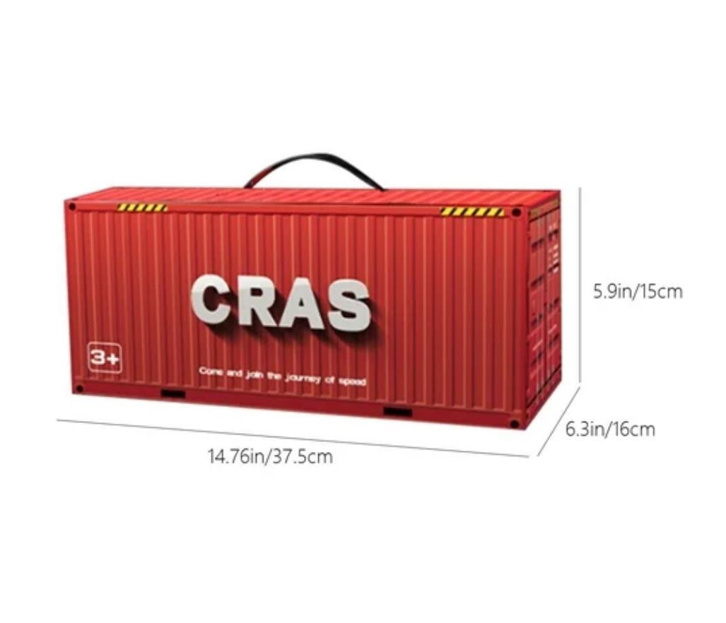 Die Cast Container Storage Box 48 Pack Alloy Racing Car Toys Pull Back Race Cars Toy Set