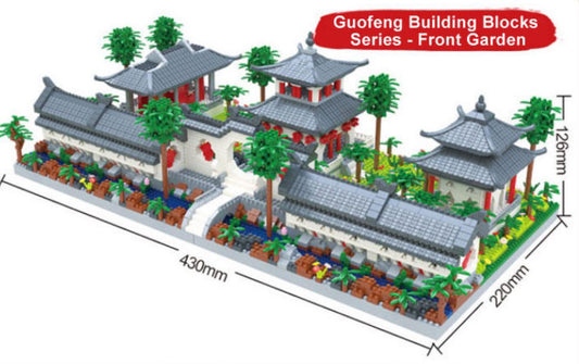 High Difficulty Assembly Chinese Antique Educational Mini Architecture Mould King Building Blocks Toy Sets Adults DIY Function