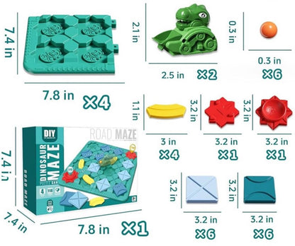 Dinosaur Maze Pick a challenge game