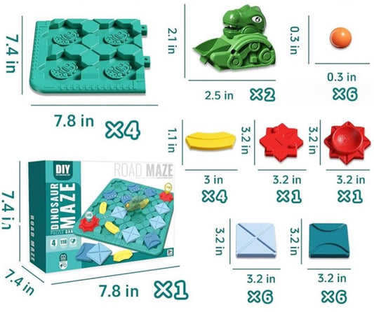 Dinosaur Maze Pick a challenge game