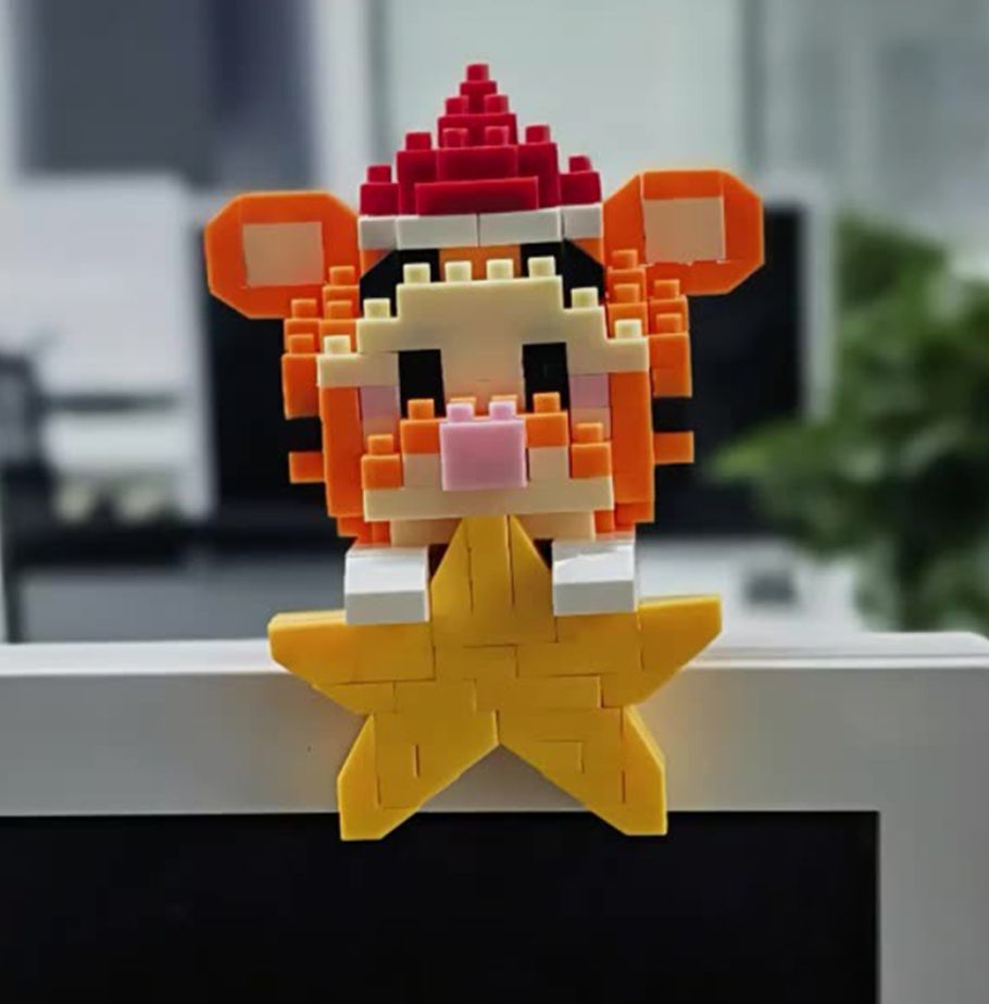 Cartoon Micro Particle Blocks 3d Puzzle Toy Kid Gifts Mini Monsters Kit Building Blocks Sets