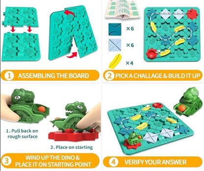 Dinosaur Maze Pick a challenge game