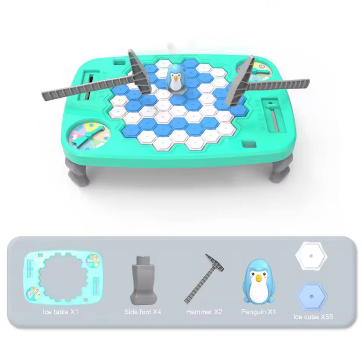 Save Penguin on Ice Game Trap Activate Funny Family Fun Game Party Ice Breaking Kids Puzzle Board Game